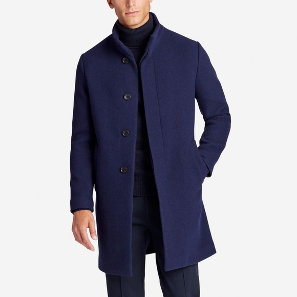 Bonobos Other - The Stretch Italian Wool Topcoat - Bright Navy